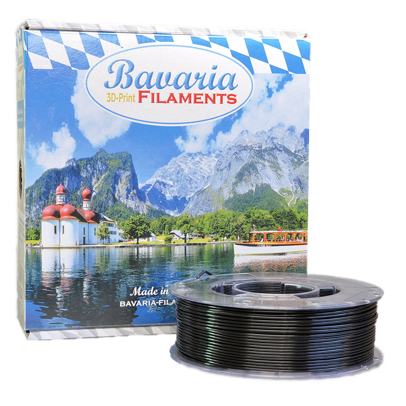 Bavaria PLA Schwarz Seidenmatt Filament 1kg –