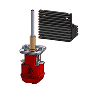 Komplettes Hotend Creality K1 Serie Starlex DHB Messing Düsen D3.0x27.5, 2x30W