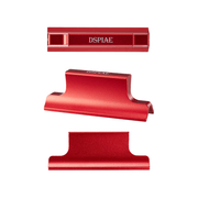 DSPIAE AS-25PPRD roter Aluminium-Winkelschleifblock mit 90-Grad-Profil für Innenkanten