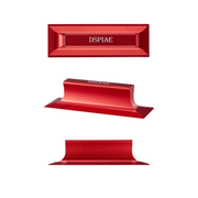 DSPIAE AS-25FPRD Aluminium-Schleifblock in Rot mit flacher Schleiffläche für Modellbau