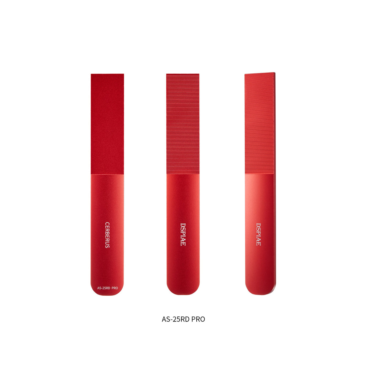 DSPIAE AS-25RD PRO Cerberus Aluminium-Schleifbrett Rot für Modellbau und 3D-Druck
