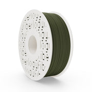 Fiberlogy ASA Matte Olive Green 1 kg, olivgrüne Filamentspule, Schrägansicht