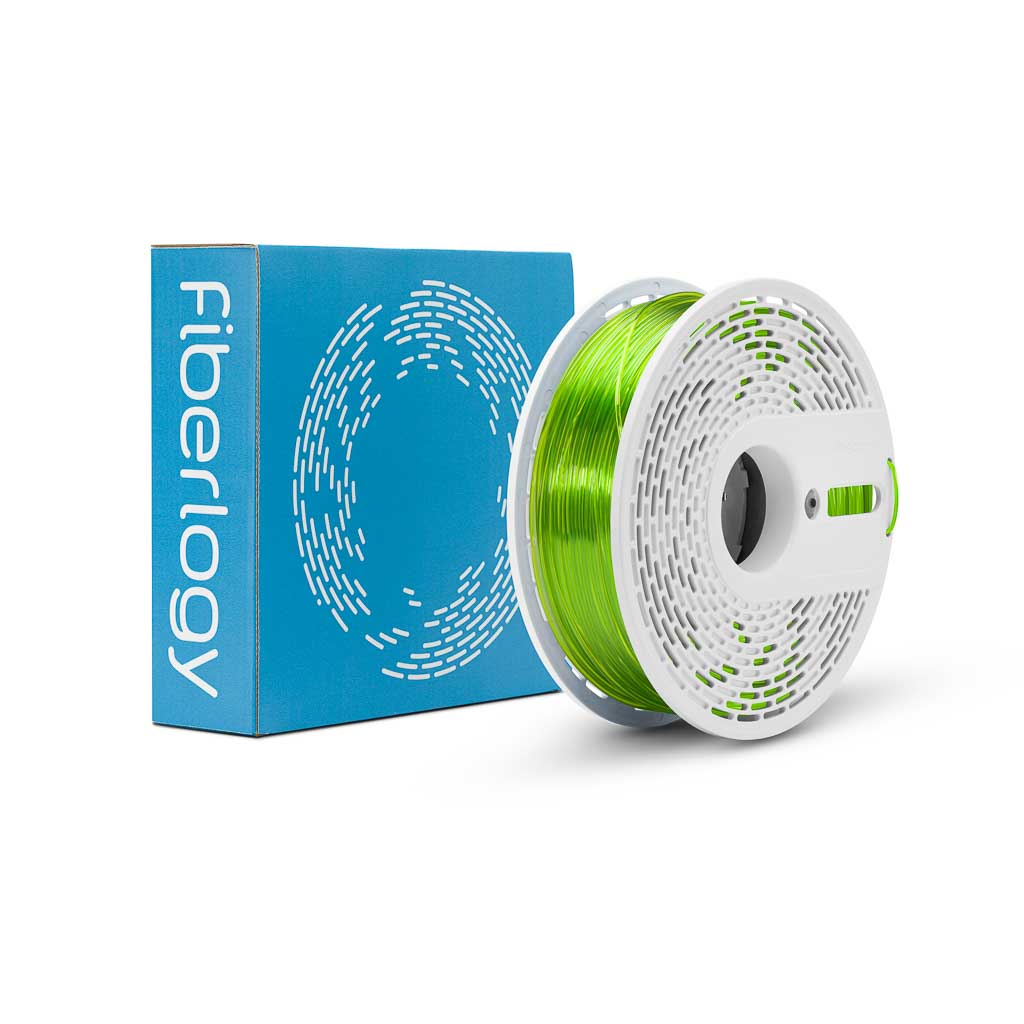 Fiberlogy Easy PETG Light Green Transparent, 1.75mm 850g