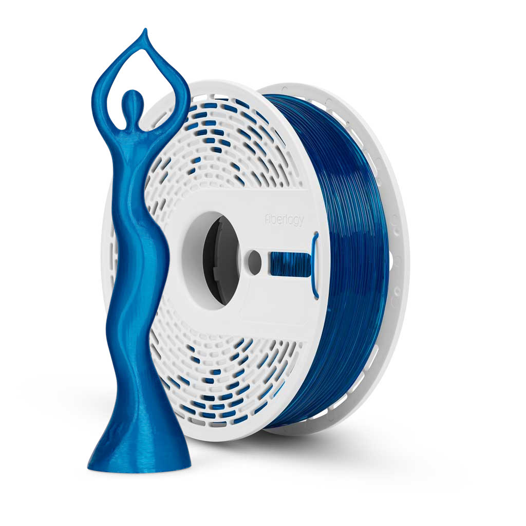 Fiberlogy PLA HS Clear Turquoise, 1.75mm 850g