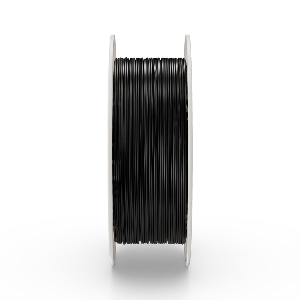 Fiberlogy PC/ABS Black 750 g, Filamentspule von vorne
