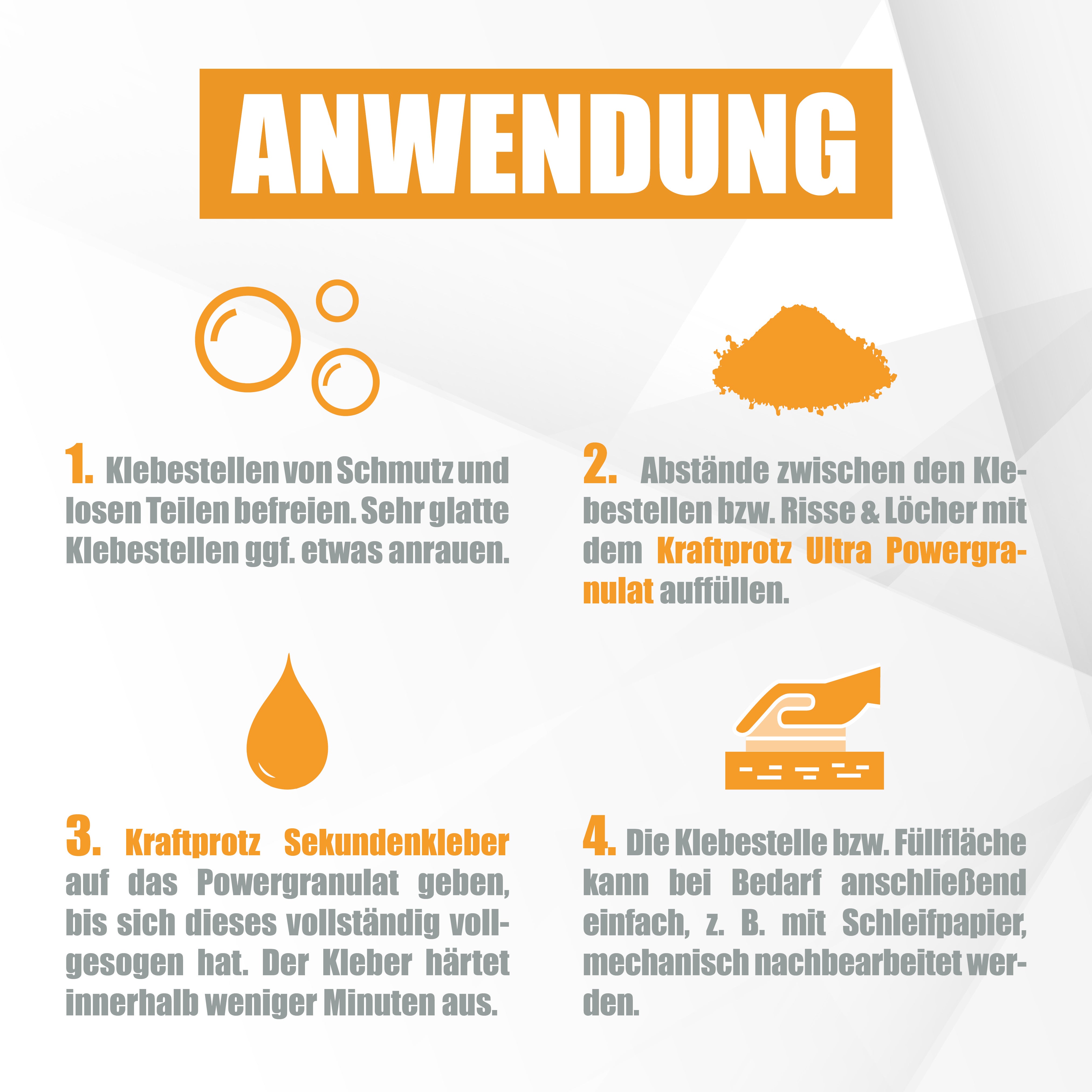 Kraftprotz Ultra Flüssige Schweissnaht, Schwarz