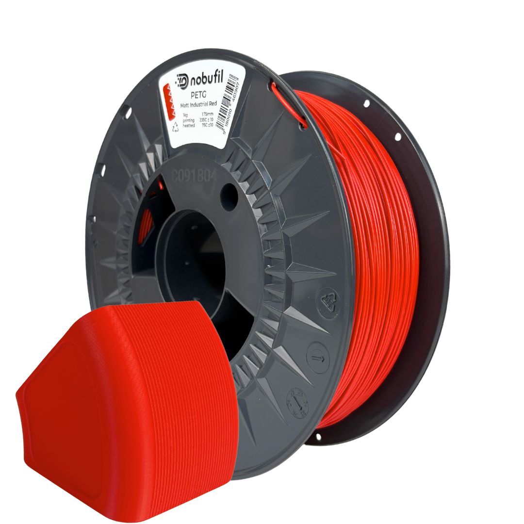 Nobufil PETG Matt Industrial Red 1 kg 1.75 mm