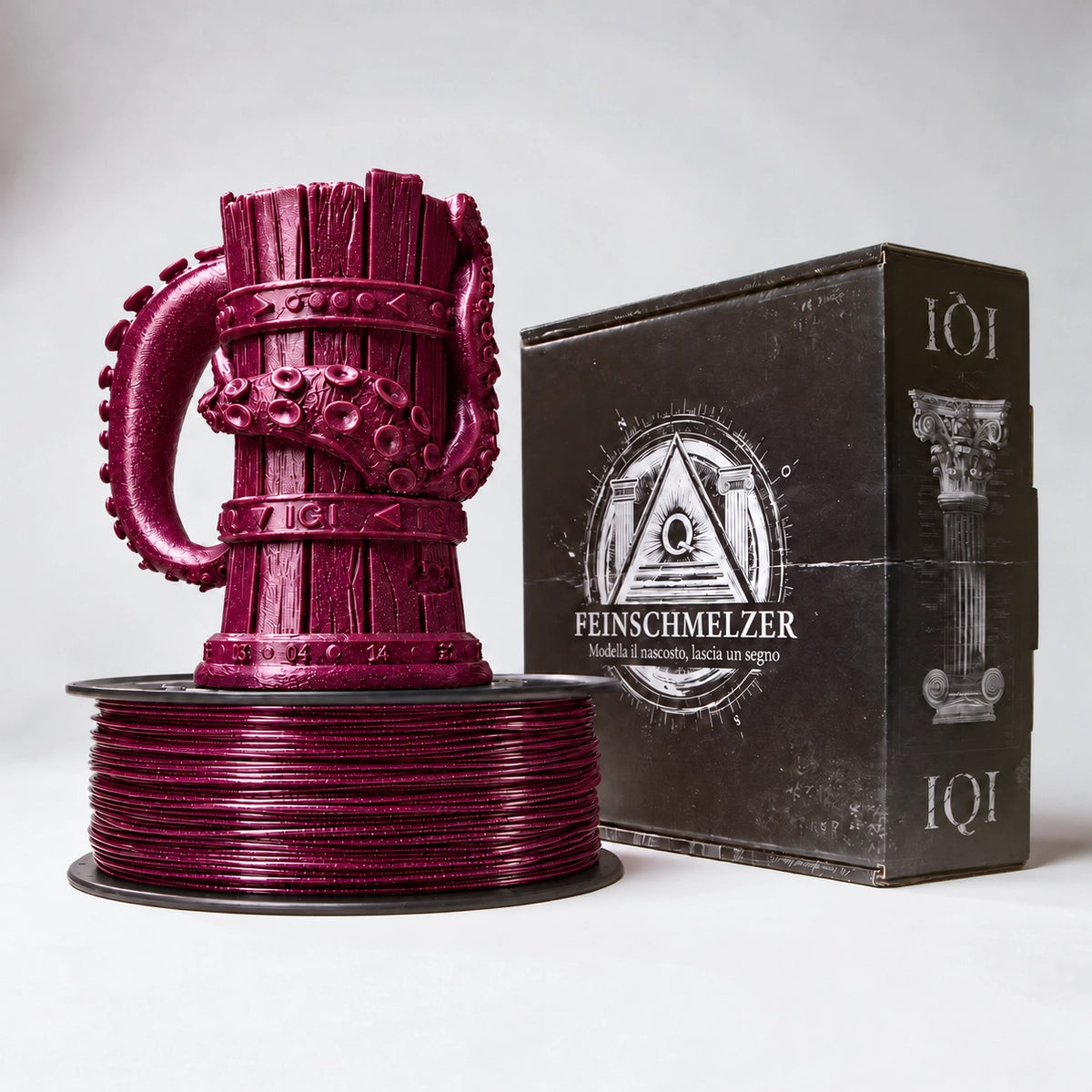 Feinschmelzer PETG Imperial Ruby – Filament in Ruby-Rot, 1,75 mm