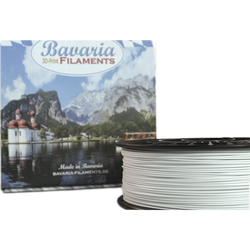 Bavafil PLA Weiss Seidenmatt 1000g 1,75mm
